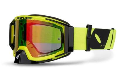 Occhiali cross Ufo Wise Pro Giallo Nero UFO  - Annuncio 8957675