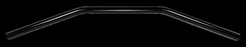 Manubrio Drag Bar 1" Largo 81cm nero, con fossette 