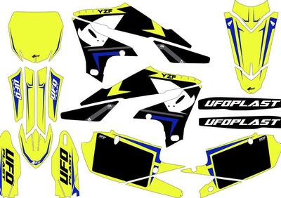 Kit grafica Ufo Apodis per Yamaha Giallo fluo UFO  - Annuncio 8959329