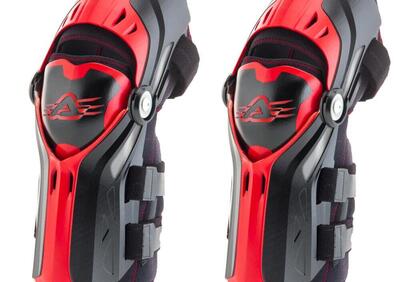 Coppia di ginocchiere Acerbis Gorilla Nero Rosso - Annuncio 8895617