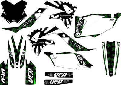 Kit grafica Ufo Akaishi per Kawasaki Nero UFO  - Annuncio 8954680