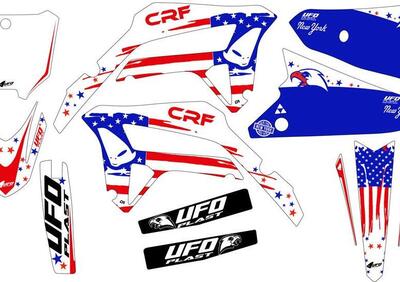 Kit grafica Ufo Patriot per Honda Bianco UFO  - Annuncio 9233068