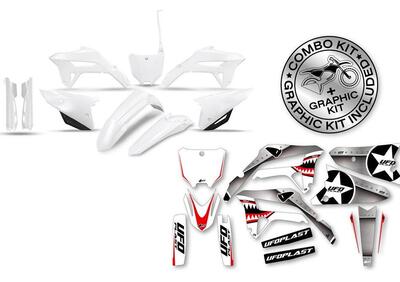 Kit plastiche+decals Ufo Thunder Honda Bianco UFO  - Annuncio 8981749