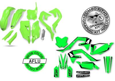 Kit plastiche+decals Ufo Stokes Yamaha Grigio YZ U  - Annuncio 8989647