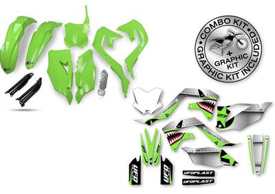 Kit plastiche+decals Ufo Thunder Kawasaki oem UFO  - Annuncio 8957468