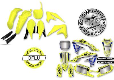 Kit plastiche+decals Ufo Stardust Yamaha Giallo fl  - Annuncio 8984369