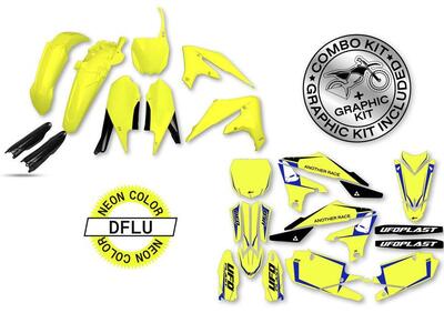 Kit plastiche+decals Ufo Tecna Yamaha Giallo fluo  - Annuncio 8984374