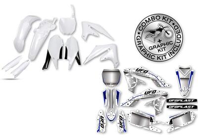 Kit plastiche+decals Ufo Stardust Yamaha Bianco UF  - Annuncio 8981776