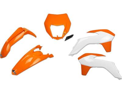 Kit plastiche moto UFO Ktm EXC 125 04-16 colore or  - Annuncio 8982469