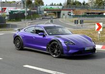 Porsche Taycan GT4 RS: prototipo estremo mette alla prova i limiti al Nürburgring