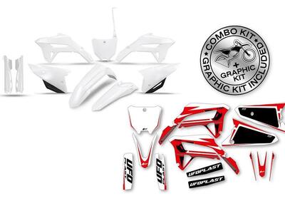 Kit plastiche+decals Ufo Apodis Honda Bianco UFO  - Annuncio 8981751