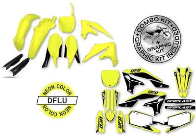 Kit plastiche+decals Ufo Stokes Yamaha Giallo fluo  - Annuncio 8969130