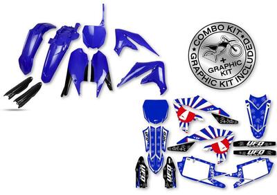 Kit plastiche+decals Ufo Akaishi Yamaha Blu UFO  - Annuncio 8981774