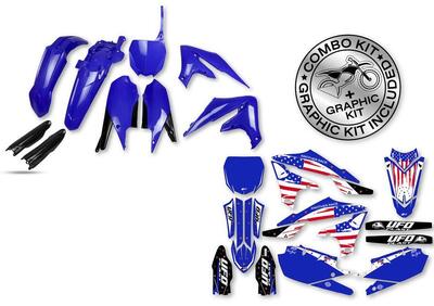 Kit plastiche+decals Ufo Patriot Yamaha Blu UFO  - Annuncio 8981779