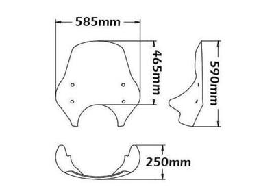 Cupolino Isotta Standard Moto Guzzi Breva V 850/11 - Annuncio 9426209