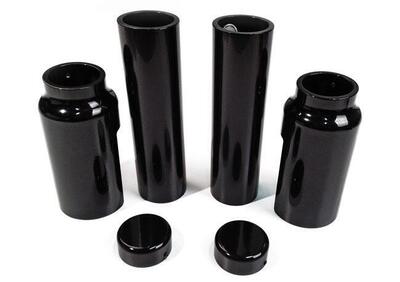 Kit copri forcelle in alluminio nere lucide per V  - Annuncio 9832810