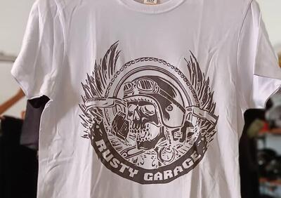 T-SHIRT RUSTY GARAGE SKULL COLORE BIANCO - Annuncio 9838056