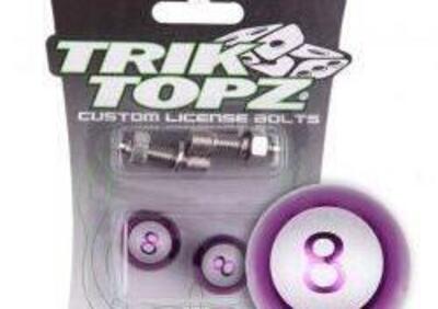 Supporti per targa Palla 8 Viola TRIK TOPZ - Annuncio 9839517