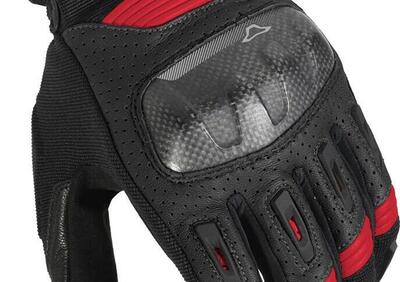 Guanti moto pelle e tessuto estivi Macna Rime Nero - Annuncio 9843219