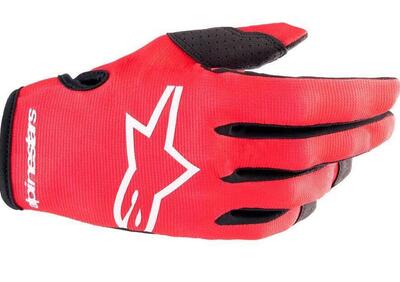 Guanti cross Alpinestars RADAR Mars Rosso Bianco - Annuncio 9843391