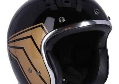 Casco Jet Roeg 13 and a half Nero lucido grafica o - Annuncio 9850420