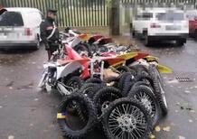 Moto rubate: smantellata banda, cinque denunciati e quindici moto recuperate 