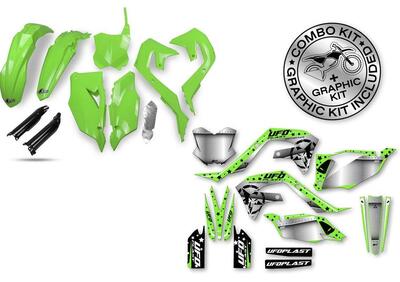 Kit plastiche+decals Ufo Stardust Kawasaki oem UFO  - Annuncio 9762514