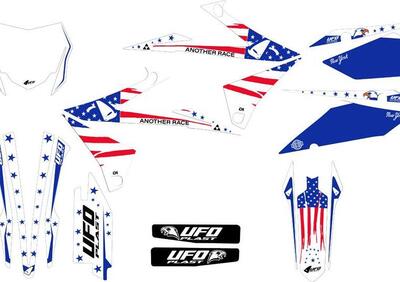 Kit grafica Ufo Patriot per Suzuki Bianco UFO  - Annuncio 8981628