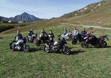 Comparativa Crossover 1000 cc con ruota da 19": sette moto a confronto sulle Alpi [VIDEO]