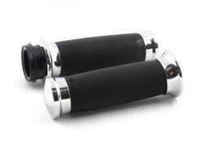 Manopole Avon Custom Contour grips, chrome Avon Grips - Annuncio 9855706