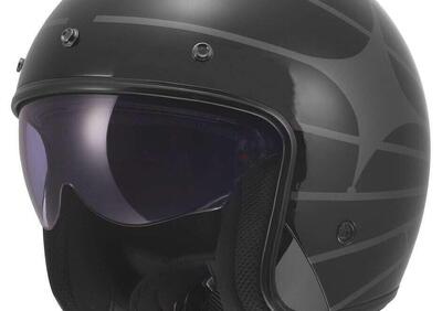 Casco Jet LS2 OF601 Bob II Cosmic Nero Grigio In F - Annuncio 9858948
