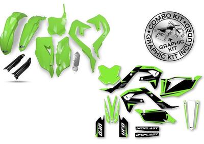 Kit plastiche+decals Ufo Apodis Kawasaki oem UFO  - Annuncio 9714066