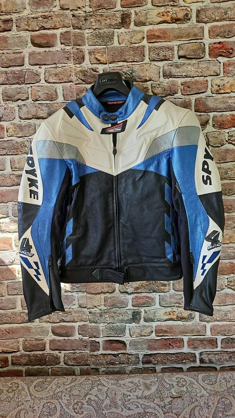 Giacca pelle moto SPyKE