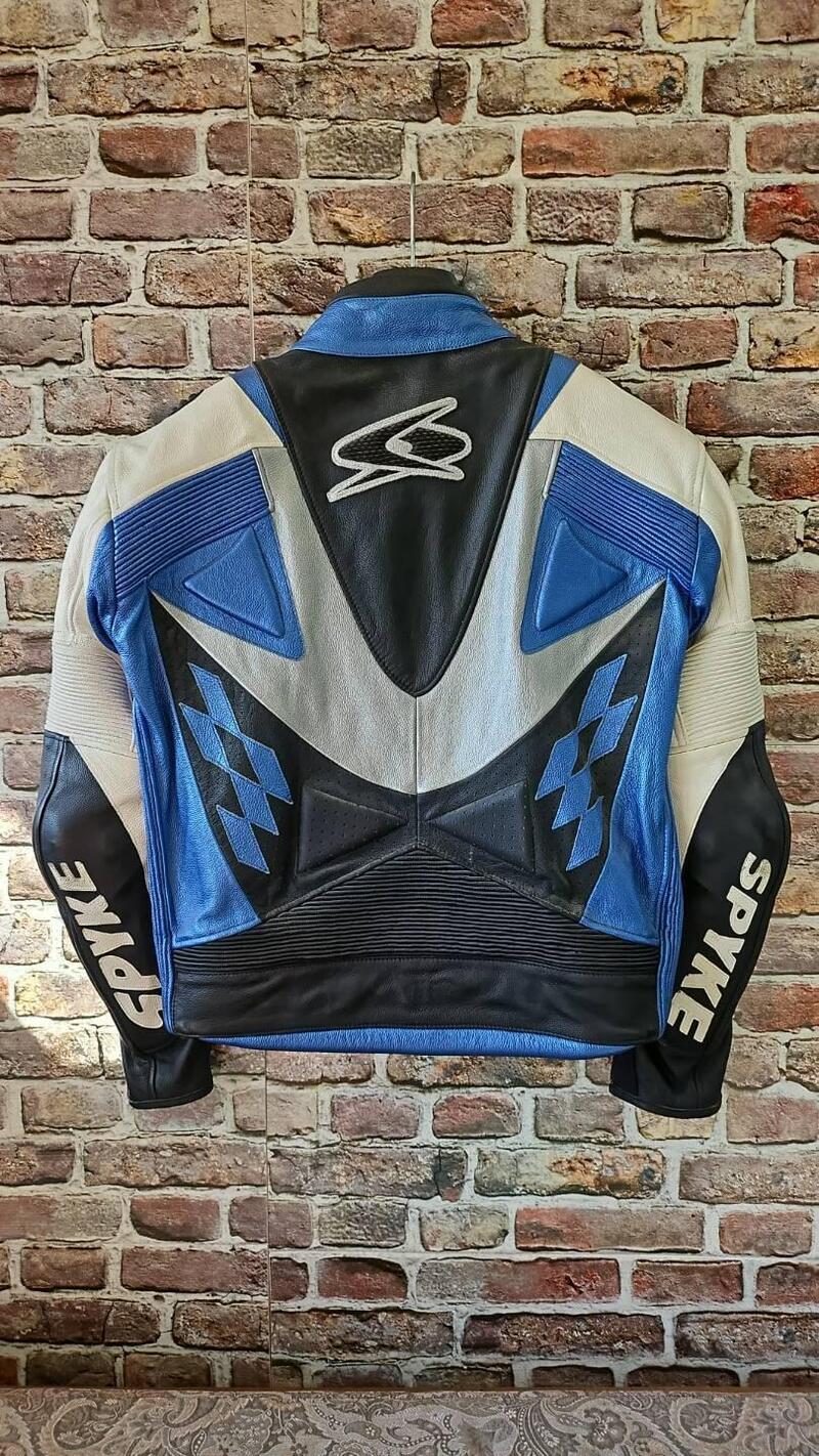 Giacca pelle moto SPyKE (2)