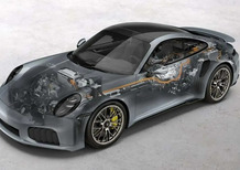 Porsche 911 Turbo S 992.2 T-Hybrid: 711 cavalli di futuro senza turbo lag [VIDEO]
