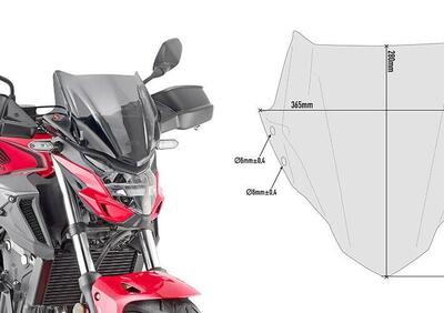 Givi 1173S spoiler fumè 22x31 cm per Benelli - Hon - Annuncio 9627691