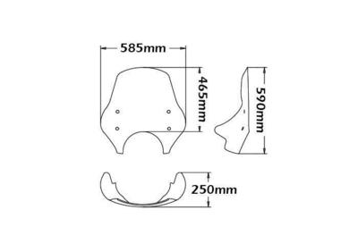 Cupolino Isotta Moto Guzzi Breva V 850/1100 dal 20 - Annuncio 8989828