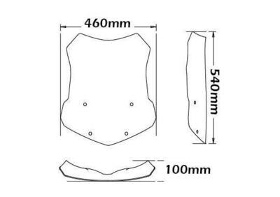 Cupolino Alta Protezione Isotta BMW R 1200 - 1250 - Annuncio 9282142
