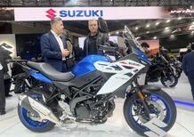 Suzuki SV-7 GX:  il ritorno del leggendario bicilindrico in versione crossover a EICMA 2025 [VIDEO]
