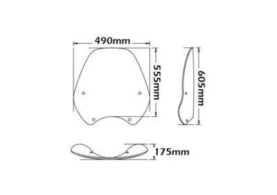 Cupolino Isotta Grande Per BMW R 850/1100 R 1994-2 - Annuncio 8984742