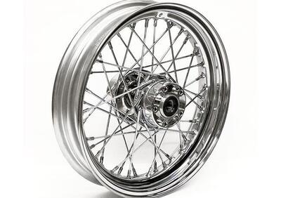 Ruota posteriore 16 x 3 con 40 raggi cromata Per S  - Annuncio 9184367