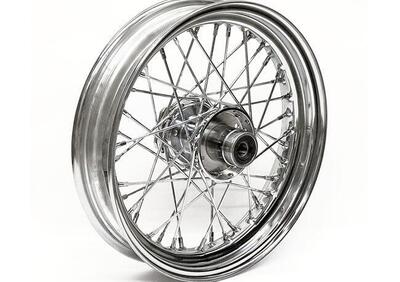 Ruota anteriore a 40 raggi cromata 16x3 Per Softai  - Annuncio 9210857