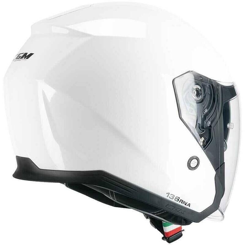 Casco jet RNA MONO bianco tg. L CGM (3)