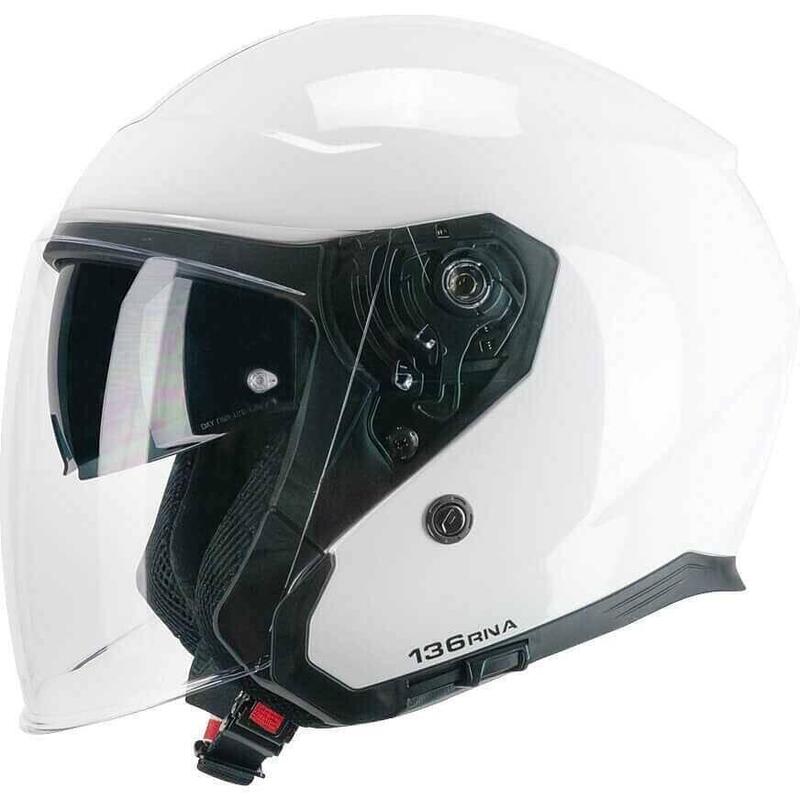 Casco jet RNA MONO bianco tg. L CGM (4)