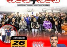 Max Giusti da Ciapa la Moto a Milano: serata benefica con asta di cimeli sportivi per Riders4Riders