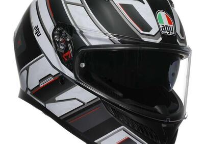 Casco Integrale AGV K3 Rivia Nero Bianco Opaco - Annuncio 9888157