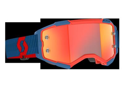 Occhiali cross Scott Fury Blu Rosso lente arancion - Annuncio 9386432