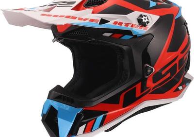 Casco Cross LS2 MX700 Subverter Stomp Bianco Blu R - Annuncio 9891647
