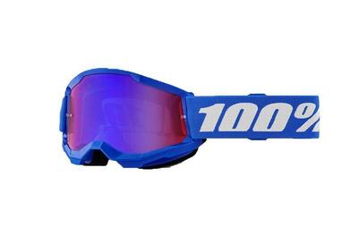 Occhiali Cross 100% Strata 2 Blu Lente Specchiata  - Annuncio 9868799