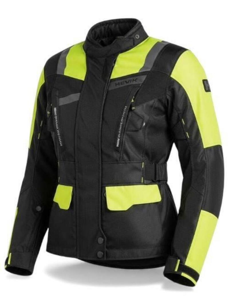Giacca HEVIK Donna mod. Stelvio Lady nero/giallo f